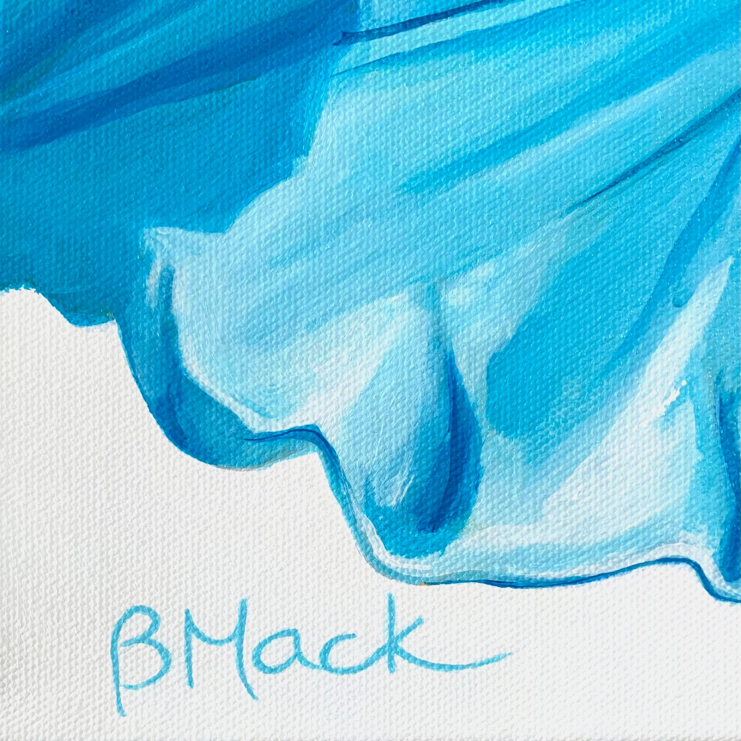 "BLUEBELL" Acrylic Painting 24x24