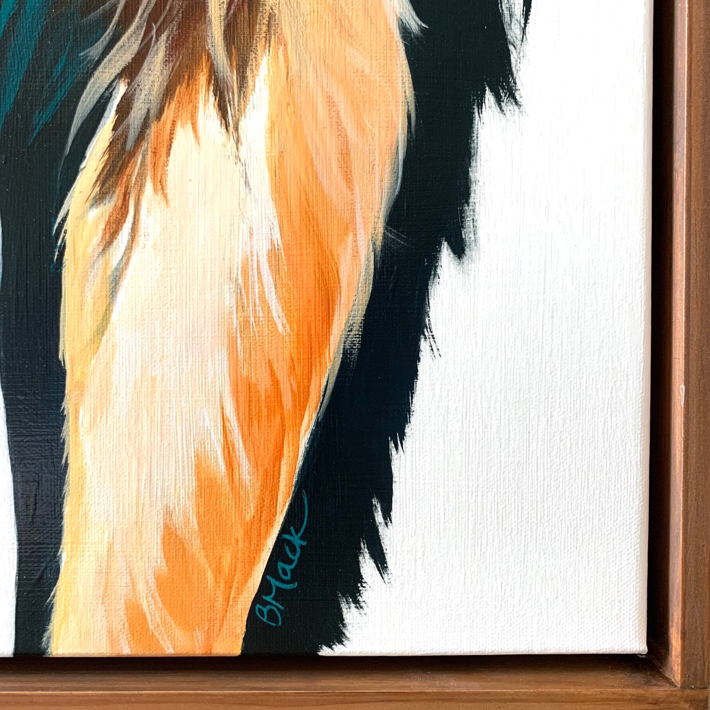 "ARCHER" Framed Acrylic Painting 18x24