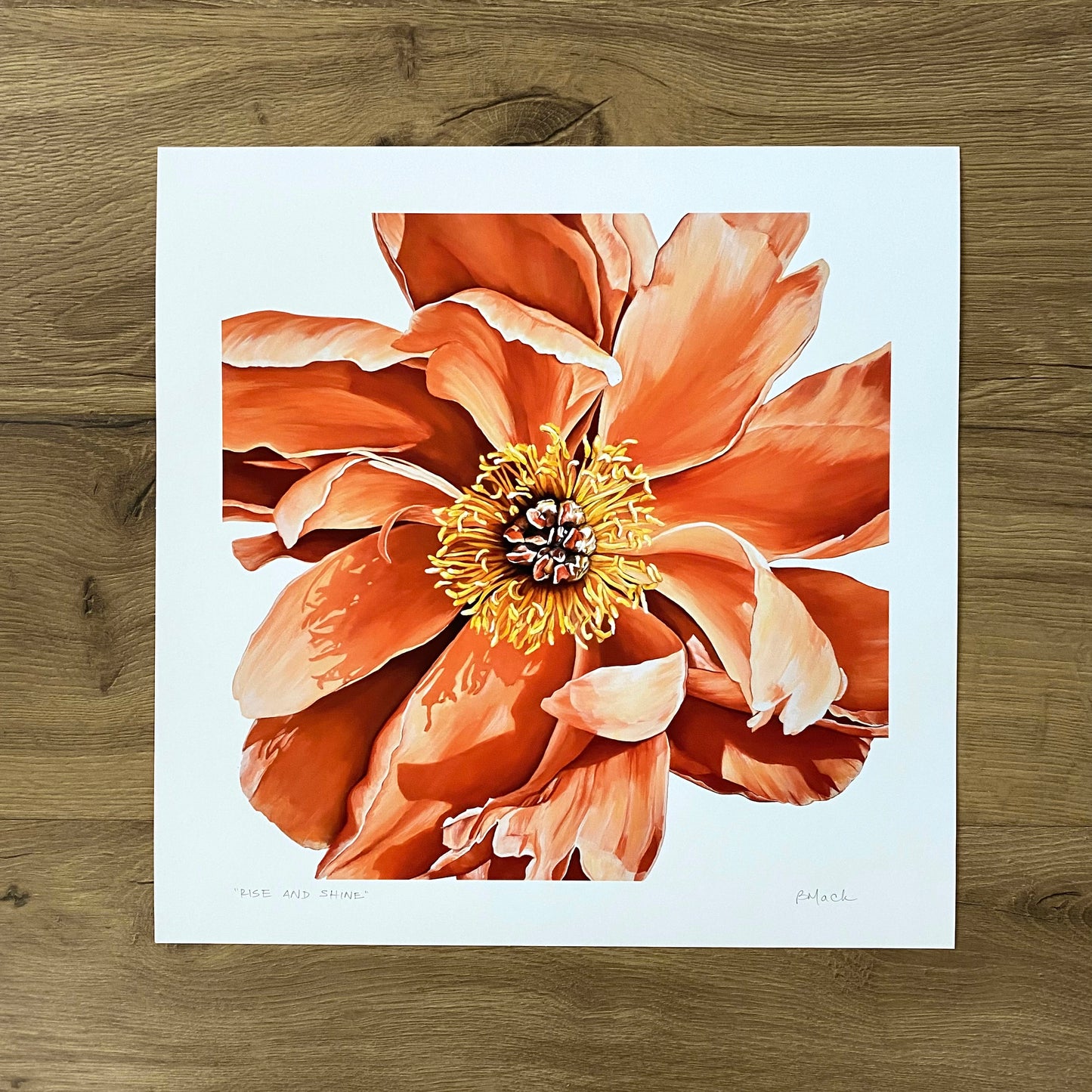 "RISE AND SHINE" Print