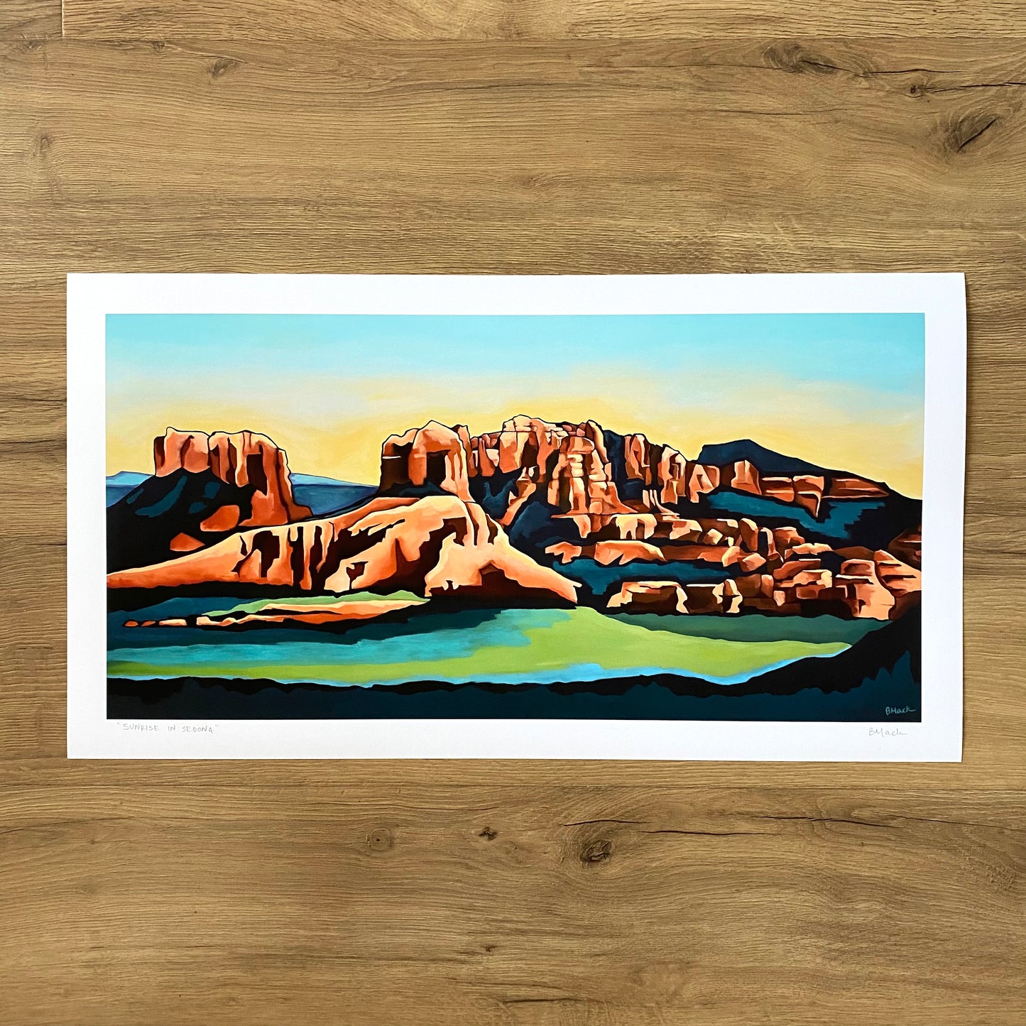 "SUNRISE IN SEDONA" Print
