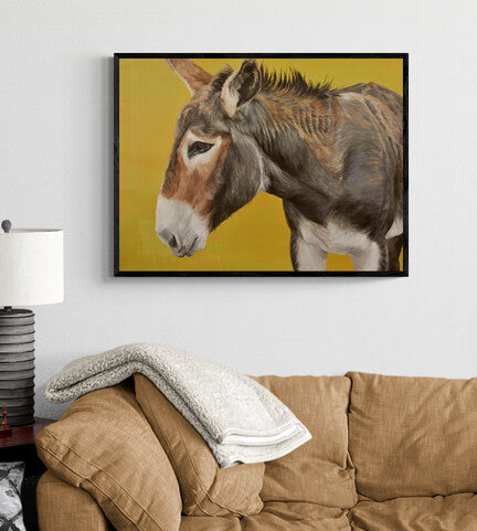 "GENTLE SOUL" Framed Acrylic Painting 40x30