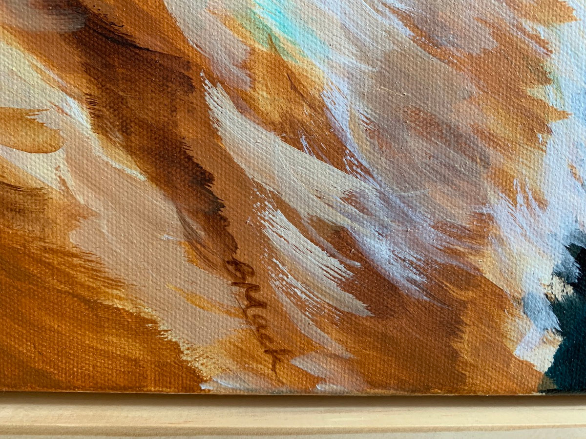 "CREATION'S CROWN" Framed Acrylic Painting 48x36