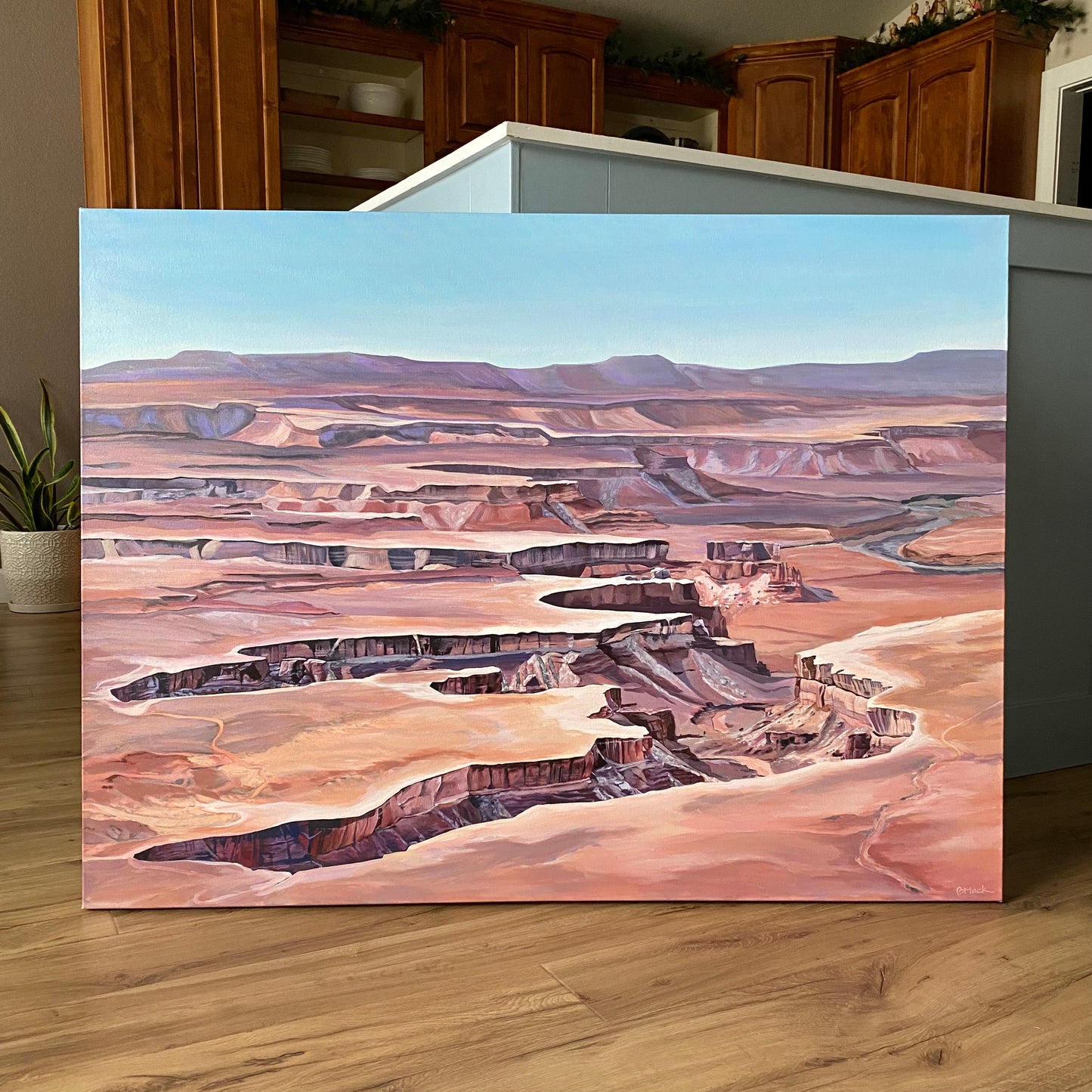 "BEAUTY IN TIME" Acrylic Painting 36x48