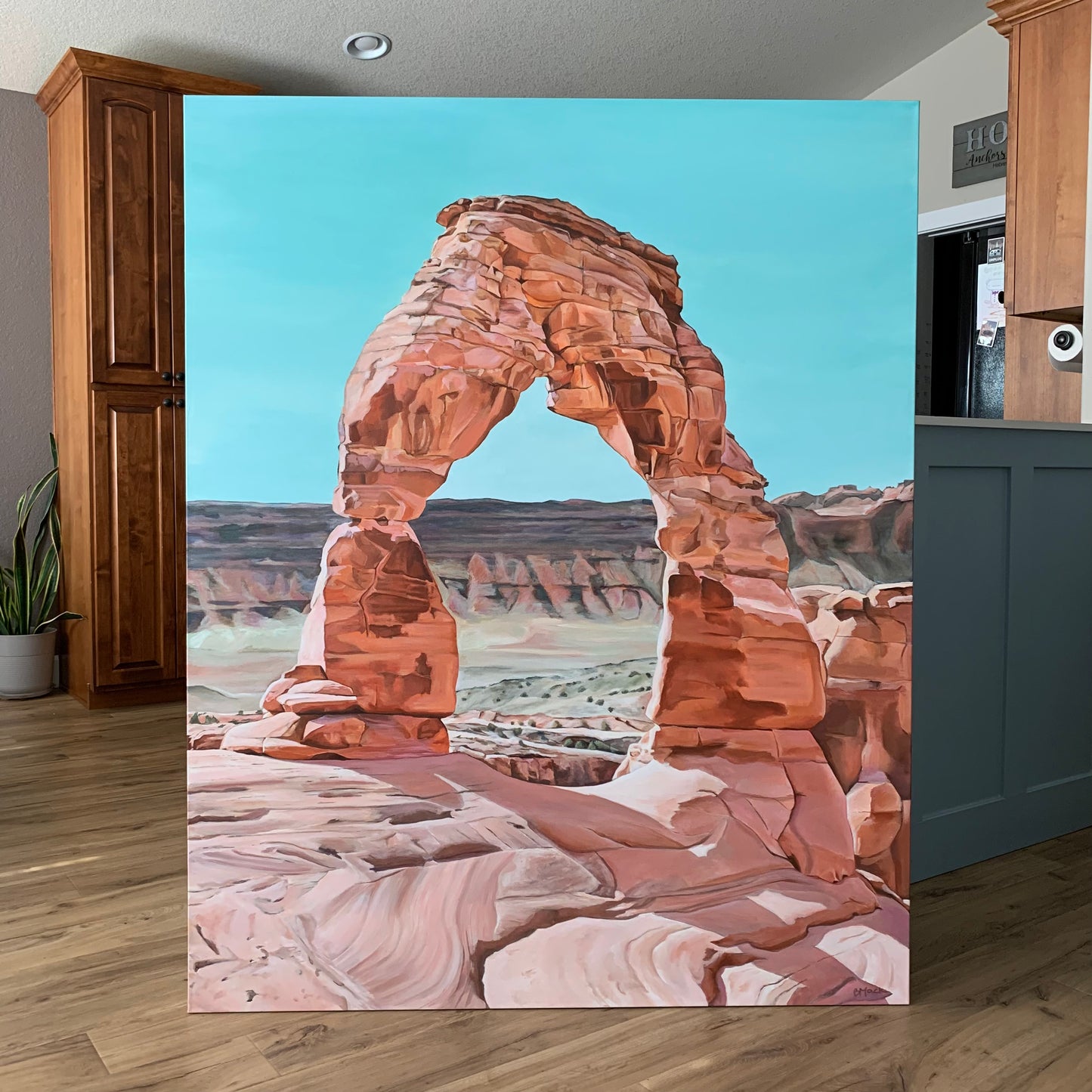 "DESERT THRESHOLD" Acrylic Painting 48x60