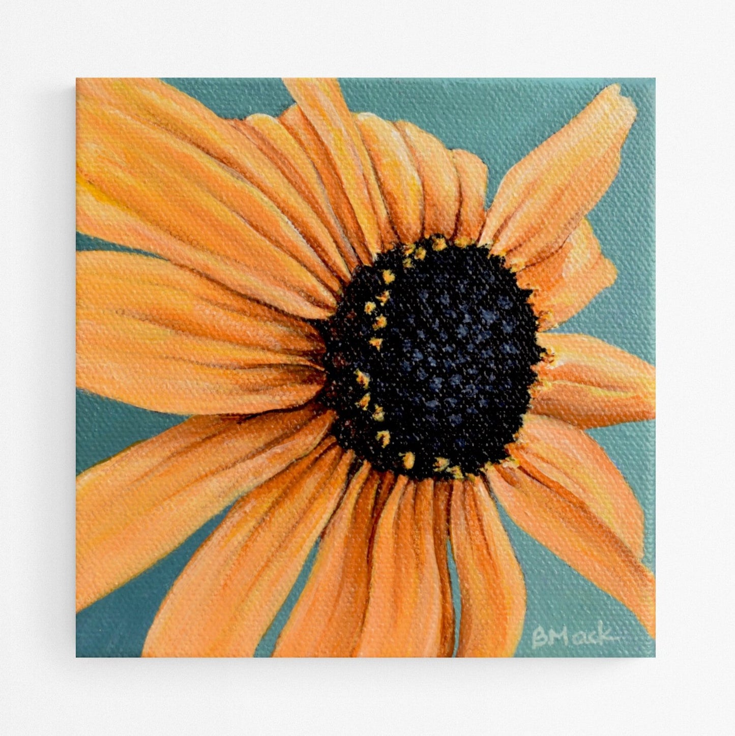 "SUMMER'S BLOOM" Acrylic Painting 5x5