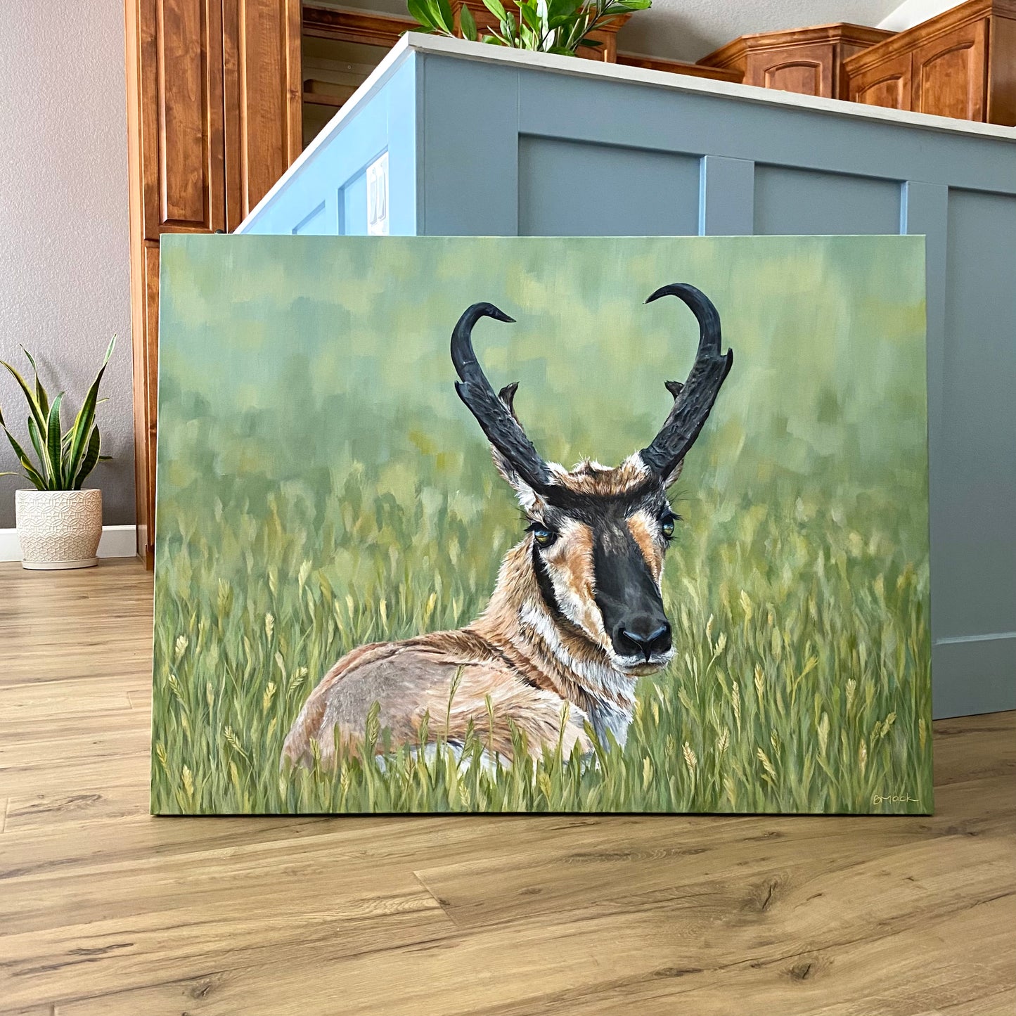 "SENTINEL OF THE PRAIRIE" Acrylic Painting 30x40